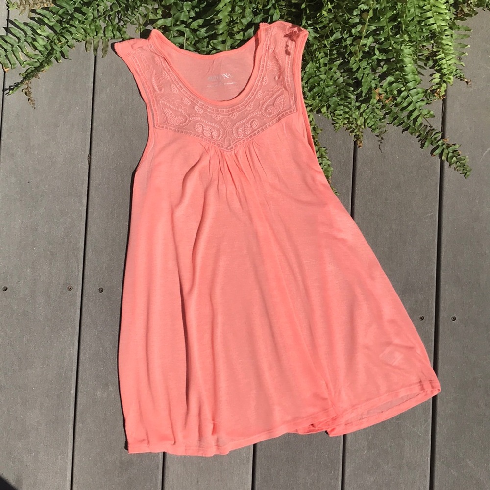 Pink Lace Sleeveless Top